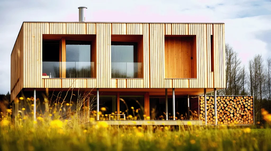 Maison d’hôtes en bois naturel – Projet professionnel en Drôme