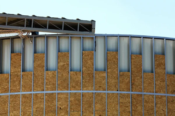 Structure mixte bois et métal pour bâtiment multifonction